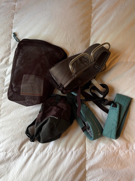 Black Diamond Other - Black Diamond Women’s Teal and Brown Climbing Harness Pack
